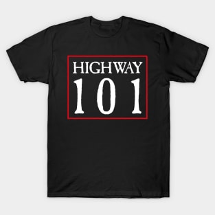 Highway 101 (white) T-Shirt